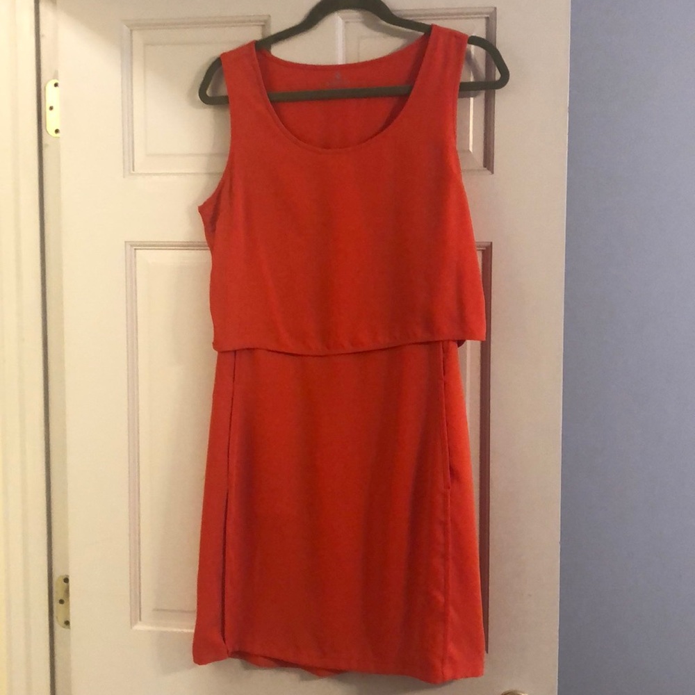 Athleta size small orange dress